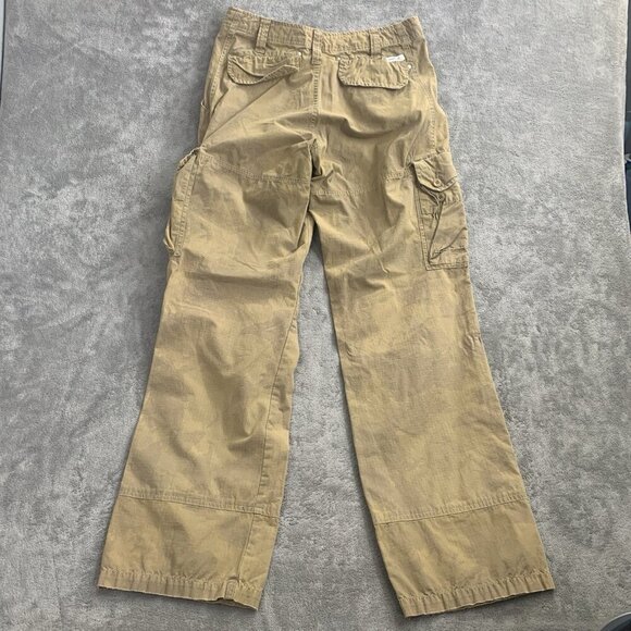 Aemkei Cargo Pants Mens Size 28x33” Camo Pattern Outdoor Gorpcore Ripstop Beige - Picture 15 of 16